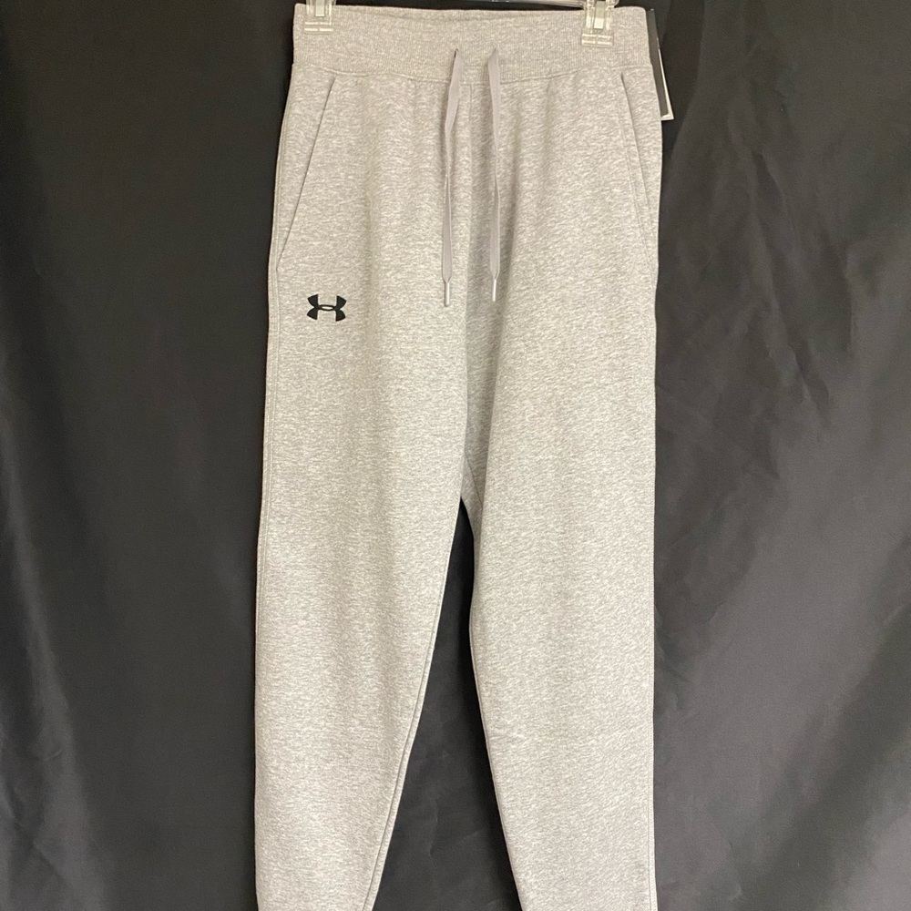 UNDER ARMOUR / GREY COTTON JOGGERS / SIZE: M